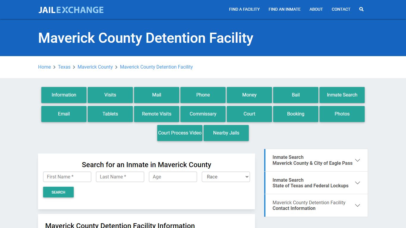 Maverick County Detention Facility - Jail Exchange